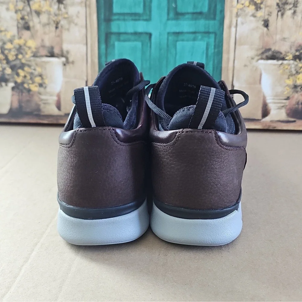 Johnston & Murphy Men's XC4 Prentiss Brown Leather Athletic Shoes Size 11.5
